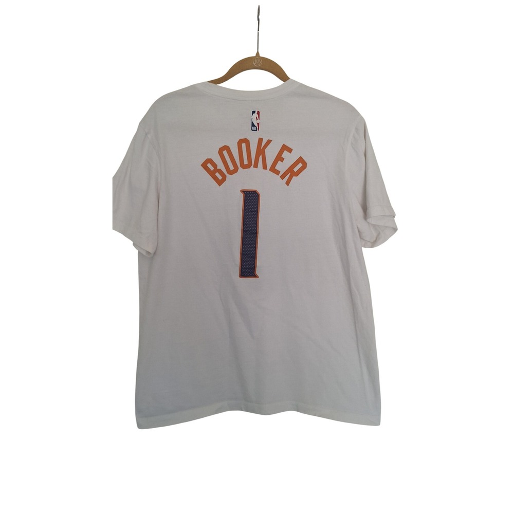 Nike Phoenix Suns Devin Booker 1 NBA Graphic T-Shirt Mens Large White - Picture 3 of 5